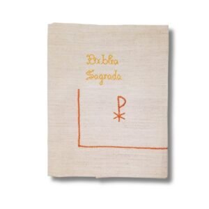 Bolsa Bíblia Sagrada bordada à mão