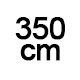 350cm
