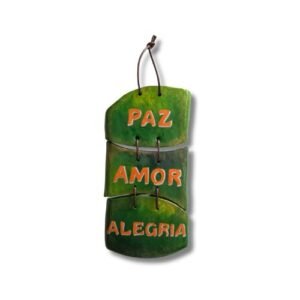 Quadro "Paz Amor Alegria"
