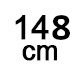148cm